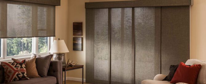 sliding panel shades