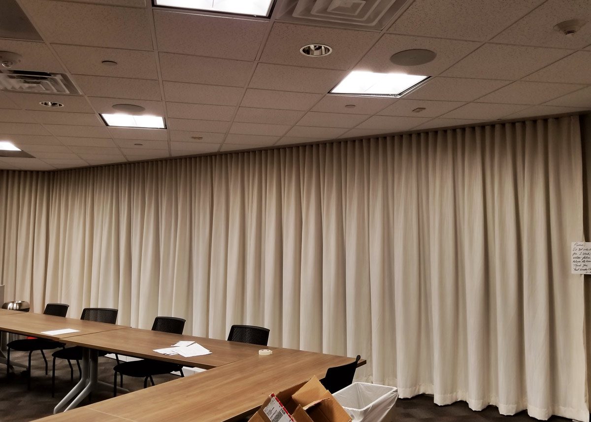 Commercial Ripplefold Drapery | Peak Window Coverings