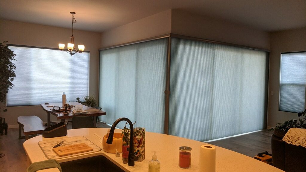 Vertiglide Shades | Peak Window Coverings
