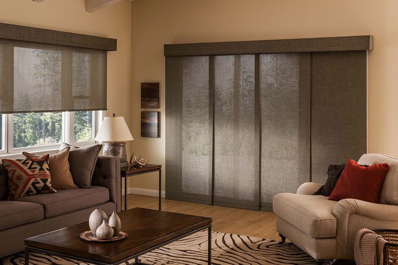 sliding panel shades