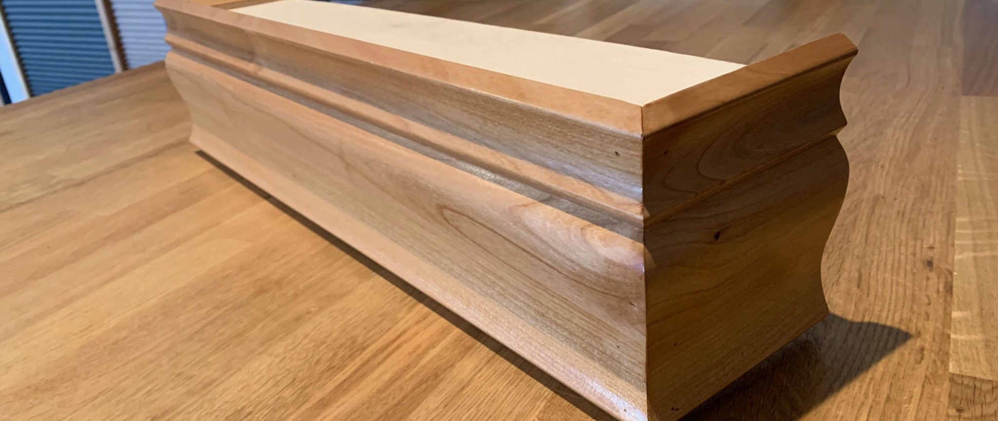 Custom Wood Cornice | Peak Window Coverings