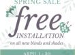 Spring Sale | Free Installation | Peak Window Coverings