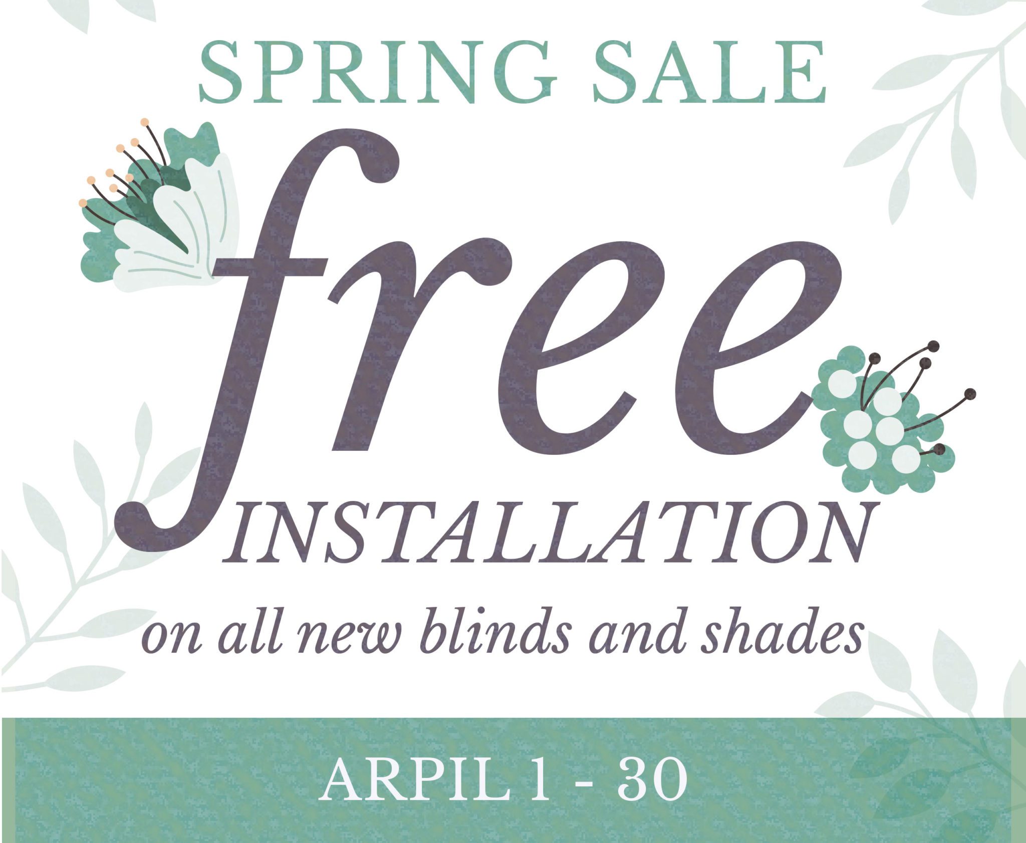 Spring Sale | Free Installation | Peak Window Coverings
