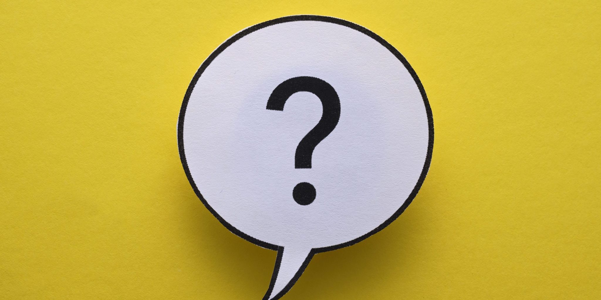 Round speech or thought bubble with question mark Fun Facts About Window Coverings | Peak Window Coverings